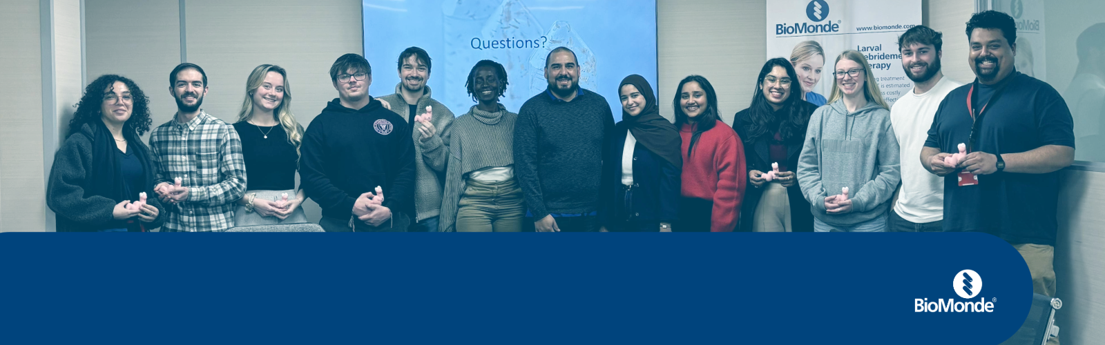 Cardiff students at BioMonde for Employability Initiative